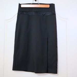 NWOT Benetton stretch wool blend pencil skirt